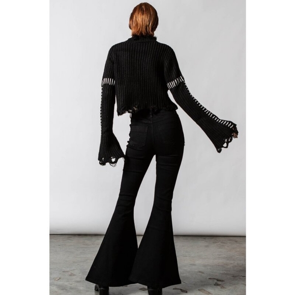 Killstar stitches knit sweater - Picture 2 of 2